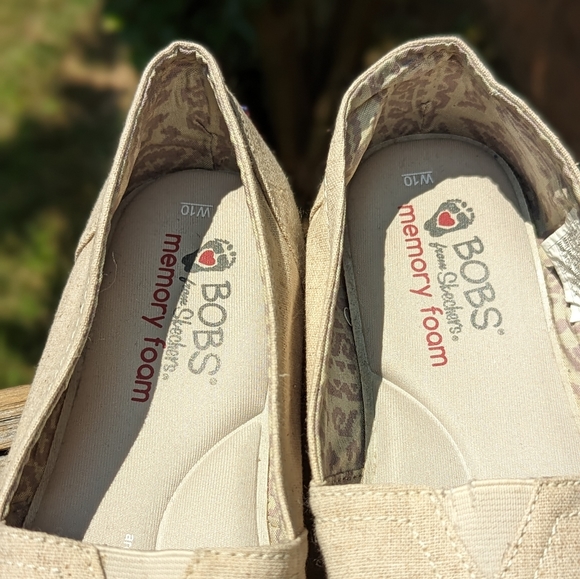 Khaki Bobs From Skechers w/memory foam - Picture 3 of 3